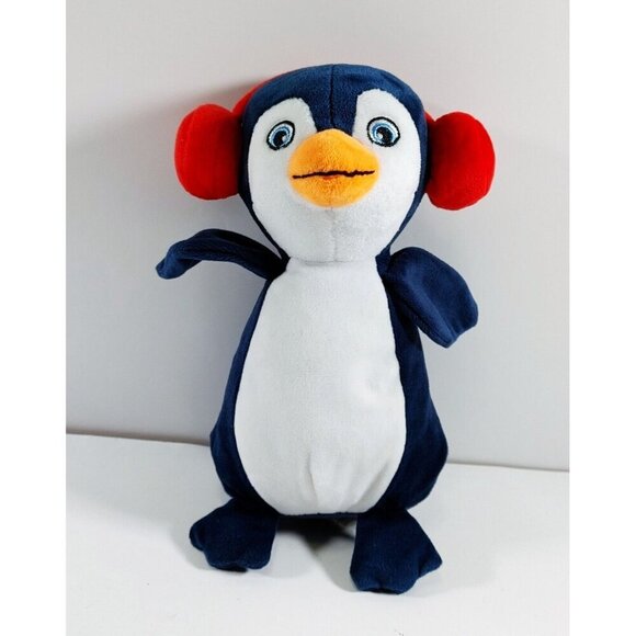 Kinder Surprise Plush  Blue Penguin Christmas 2023 Seasonal Plush 9" - Picture 1 of 4